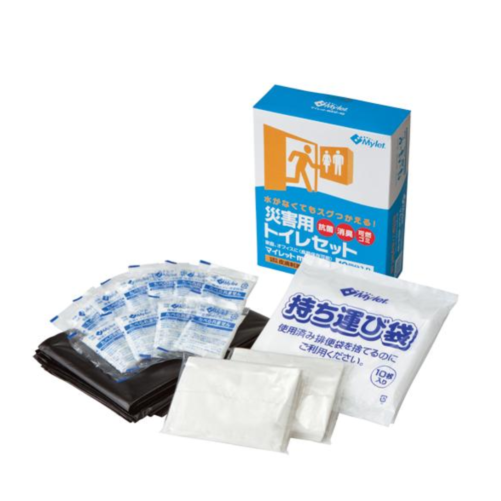[Emergency Toilet] MyLet Disaster Toilet Disposal Set MLett mini10 1 box (10 times)