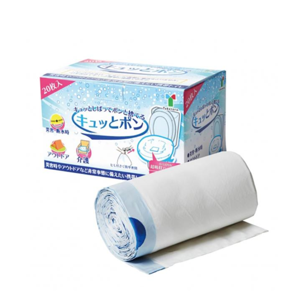 [Emergency Toilet] Taketora Kyutto Pon 111382 1 box (20 times)