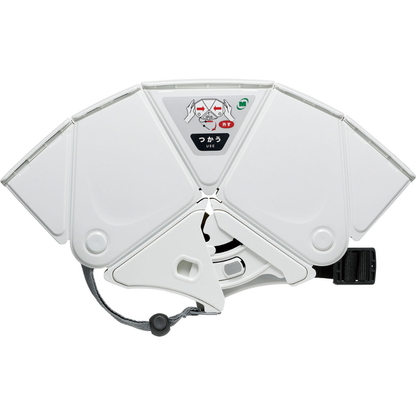 [Disaster Prevention Helmet] MIDORI Safety Foldable Helmet TSC-10N Flatmet2 White 1 pc