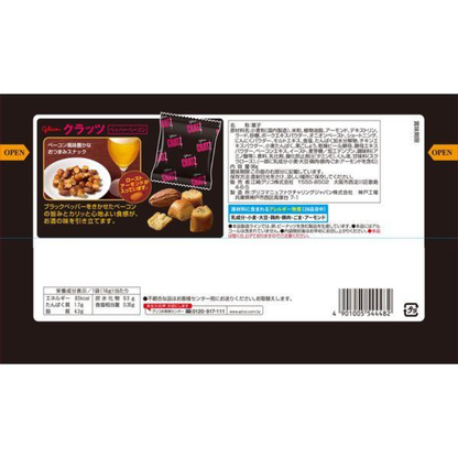GLICO Cratz Pepper Bacon Snacks, 6 bags