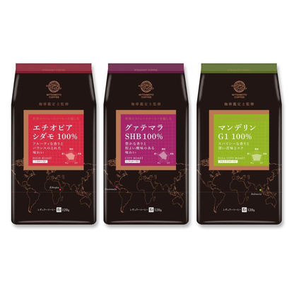 MITSUMOTO COFFEE Straight Coffee Certified Coffee Appraiser Supervised, Ground Coffee 120g