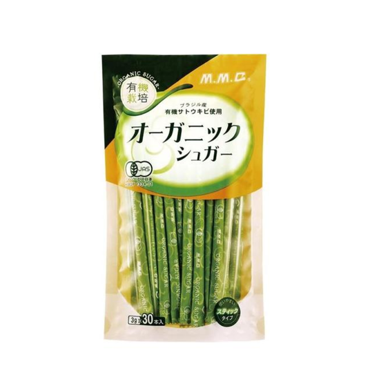 MITSUMOTO COFFEE MMC Organic Sugar Stick-Type 1 Bag (30 Sticks)