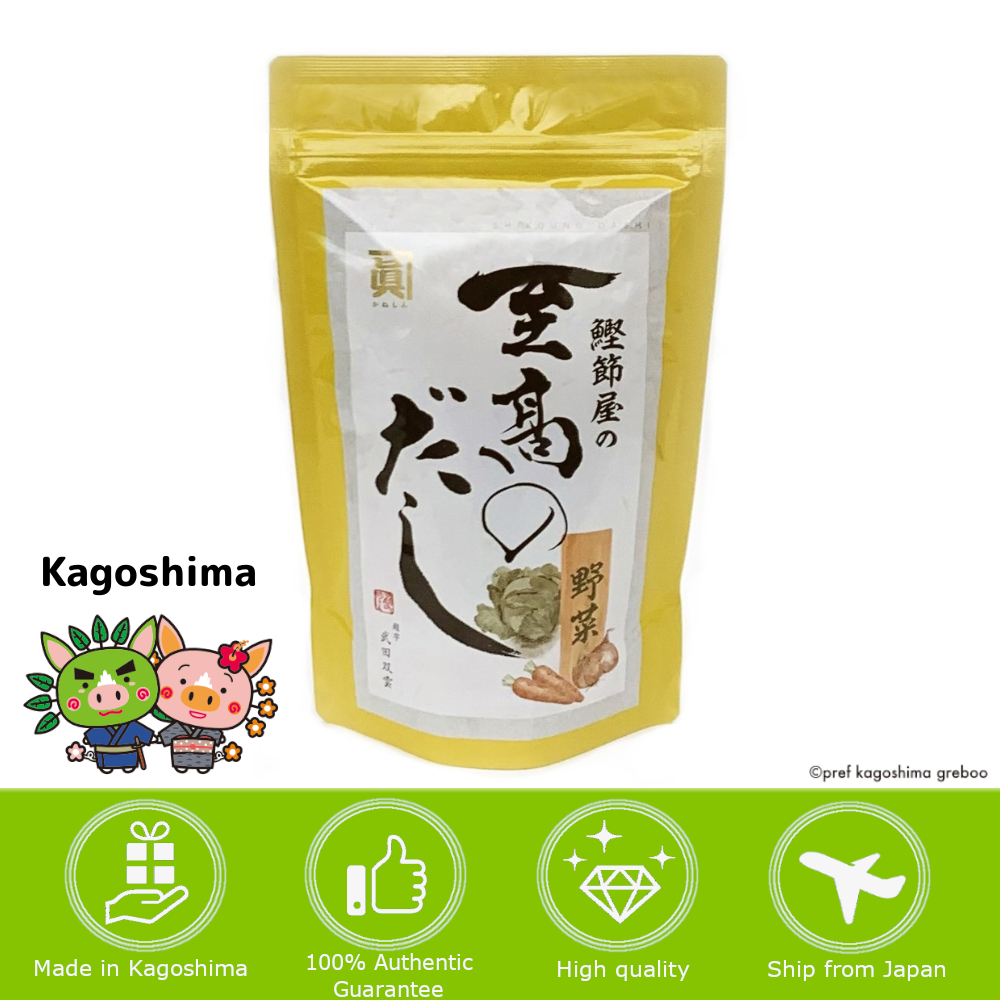 [Kagoshima] SOUTHERN FOODS COMPANY Katsuobushi Master's Premium Vegetable Dashi (10 Packs)