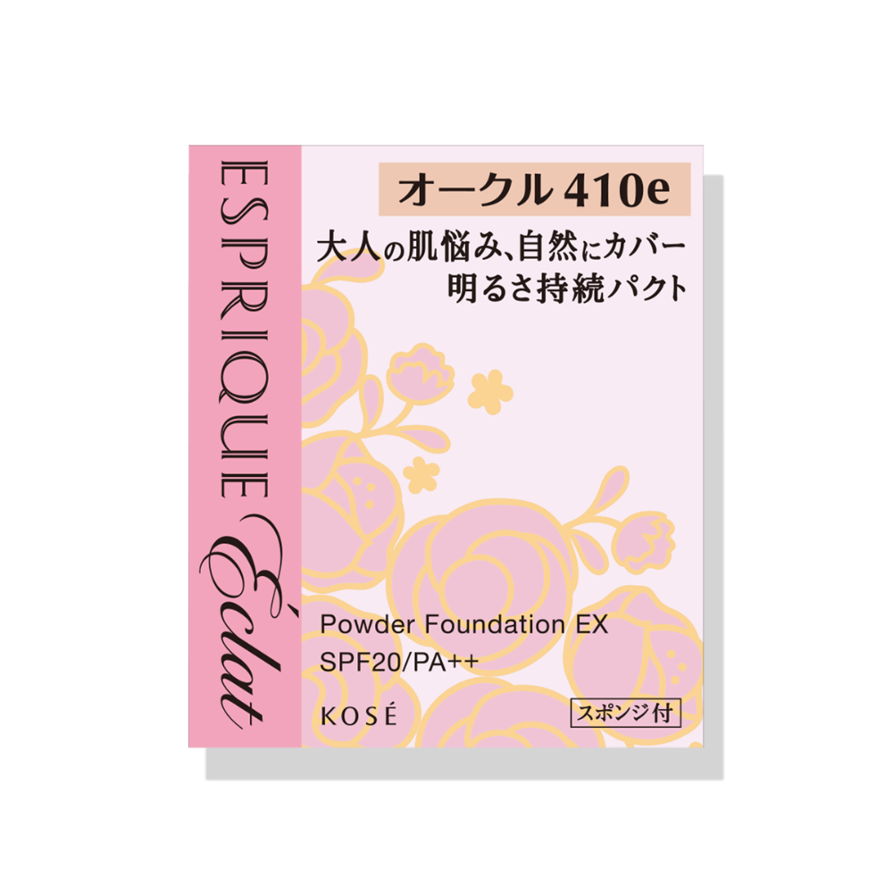 KOSE ESPRIQUE ECLAT Brightness Lasting Compact EX OC410e Ochre Refill 9.3g