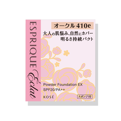 KOSE ESPRIQUE ECLAT Brightness Lasting Compact EX OC410e Ochre Refill 9.3g