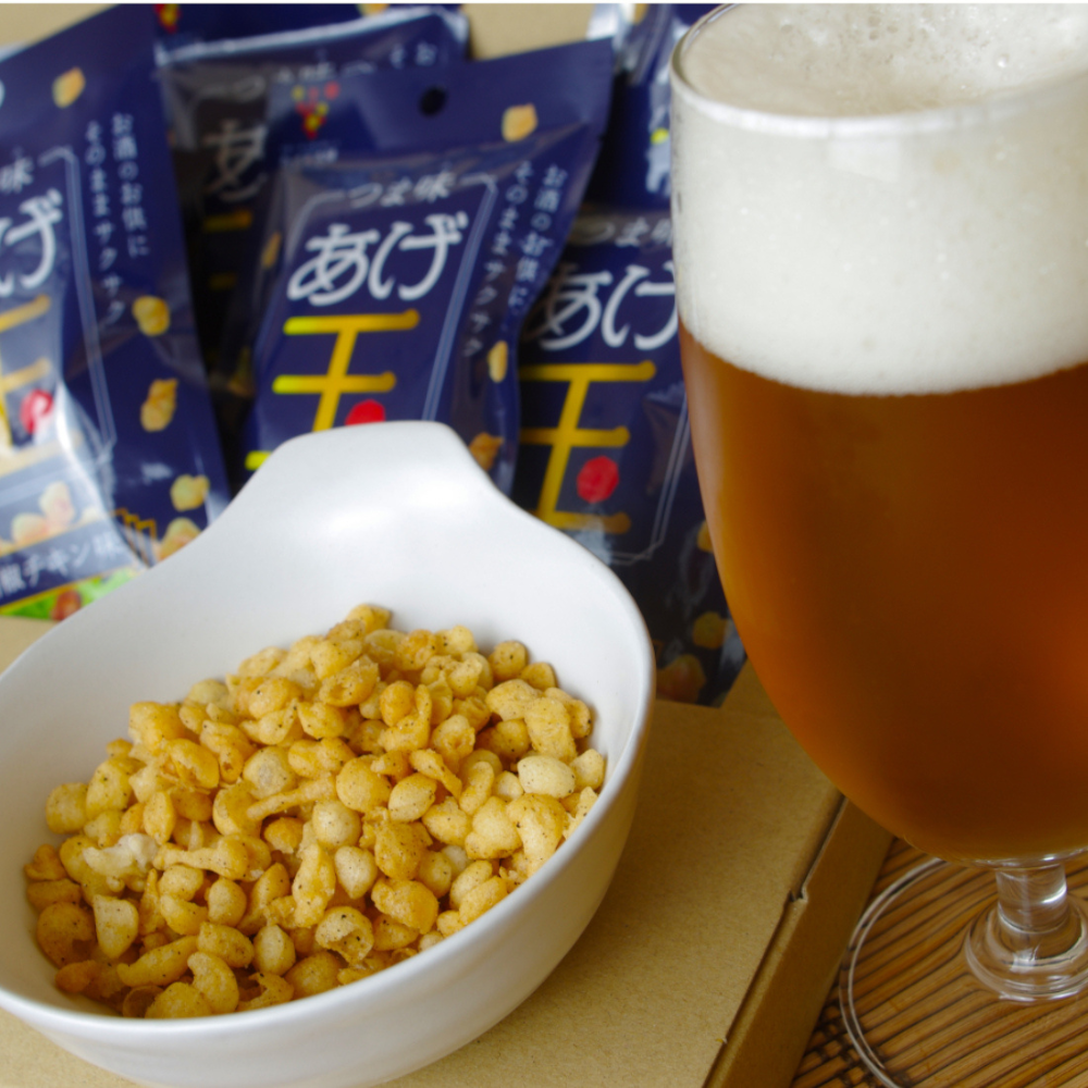 [Kagoshima] Kyowa Shokuhin - Agedama with Black Pepper Chicken Flavor - Snacks - 25g