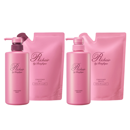 SHISEIDO Richair by Bénéfique Conditioner (Smooth / Moist) (400g / Refill 300g)