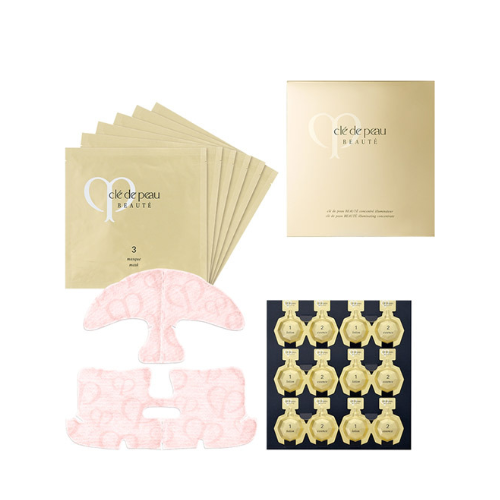 SHISEIDO CLE DE PEAU BEAUTE Concentré Illuminateur Intensive Care Set, 6 sets