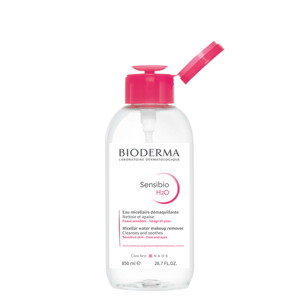 BIODERMA One-hand push pump Sensibio H2O D 850ml Cleansing water