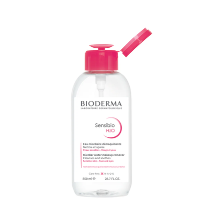 BIODERMA One-hand push pump Sensibio H2O D 850ml Cleansing water