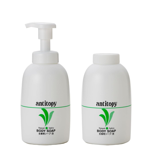 NIPPON OLIVE Antitopy Full Body Soap Foam (Pump) 500ml / Refill 500ml
