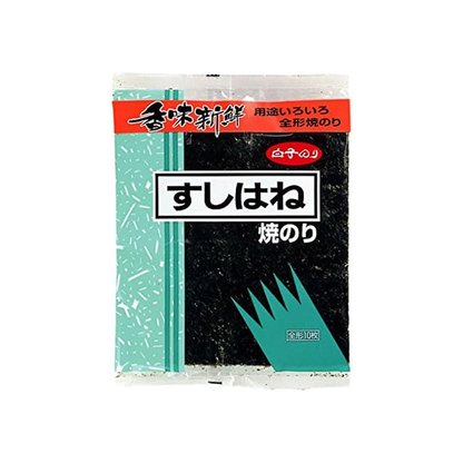 Shirako Nori Seaweed Resealable 10 Sheets (Shirako Yaki Kin / Sushibe Yaki Nori)