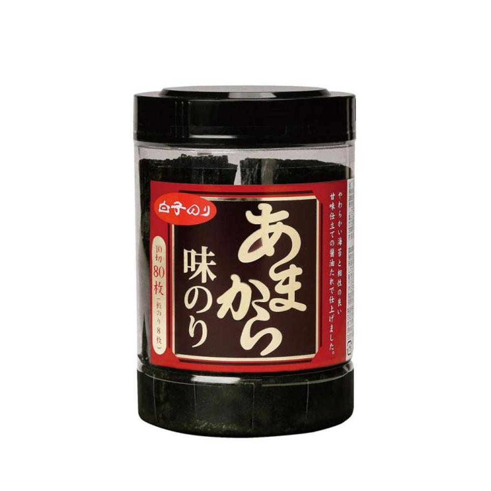 Shirako Nori Amakara Seasoned Seasoned 10 Slices 80 sheets