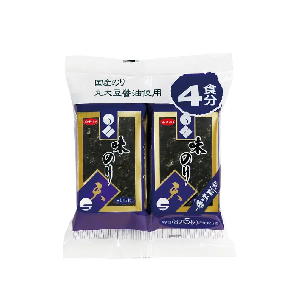 Shirako Nori Seasoned Seaweed Ten (4 servings) 8 slices 5 sheets