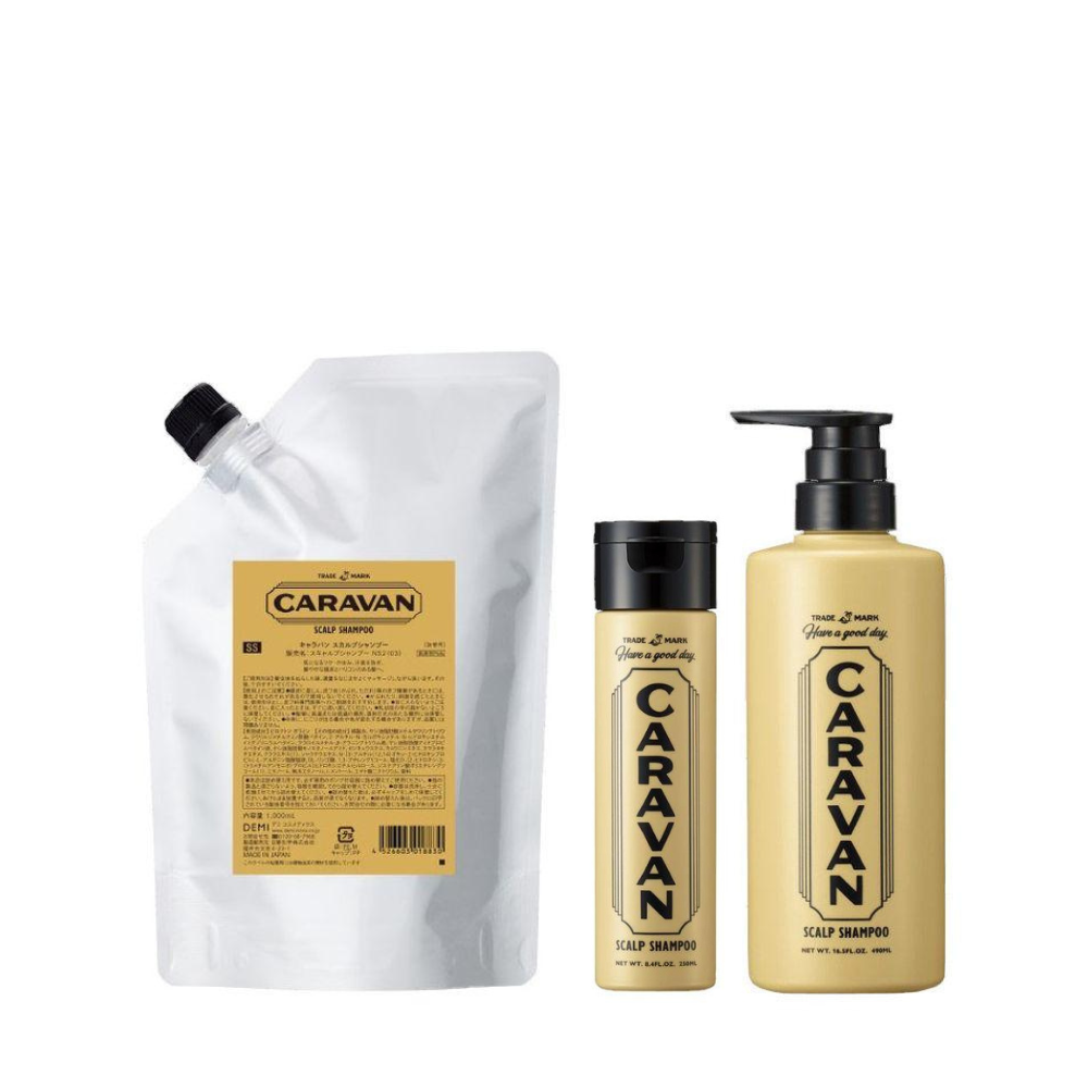 Demi Cosmetics Caravan Scalp Shampoo (250ml / 490ml / Refill 1000ml)
